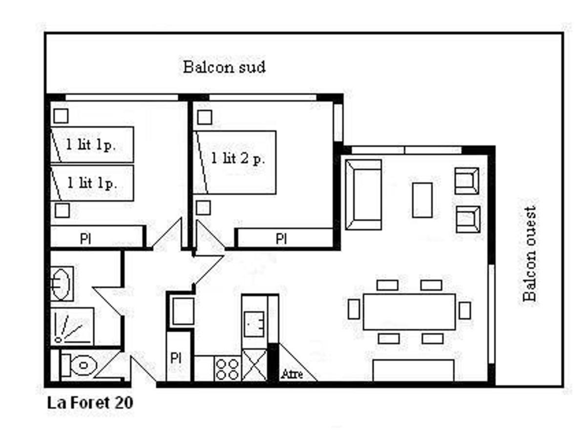 Appartement Méribel, 3 pièces, 6 personnes - FR-1-180-346 Extérieur photo